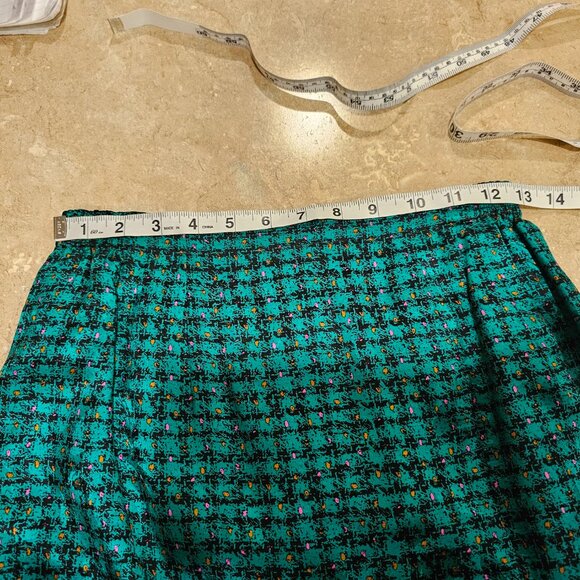 Vintage Women's Anne Crimmins UMI Collections Silk Skirt Set Size 4 - Picture 11 of 16